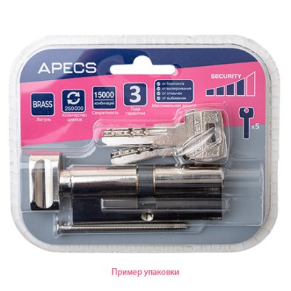 Цилиндровый механизм Apecs SM-80-C-NI (блистер)