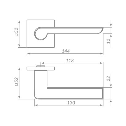 Ручка раздельная K.ARC.Q52.STEP ND ночная пустыня