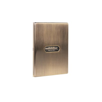 Накладка на сувальдный замок ESC.S-auto.RL/K.486 (ESC 486-S.auto RL) ABG-6 зелёная бронза (1шт.)