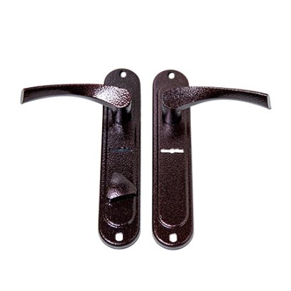 Ручки 4.643.КАПЛЯ.МА, под сувальдный механизм, правосторонние, медный антик, МО 42