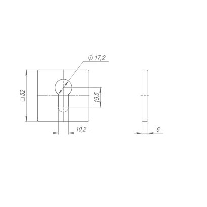 Накладка под цилиндр ET.K.ARC.Q52 (ET ARC) ND ночная пустыня