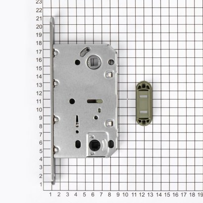 Замок дверной магнитный Doorlock DL452M/WC/50/96/18/SCr, межкомнатный, матовый хром