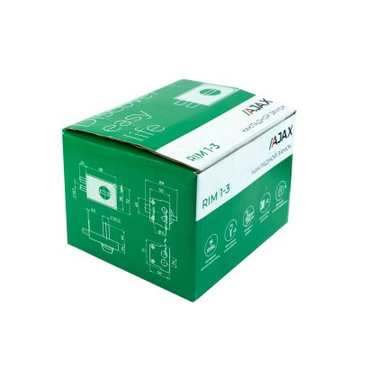 Замок накладной RIM-1-3 Silver серебро