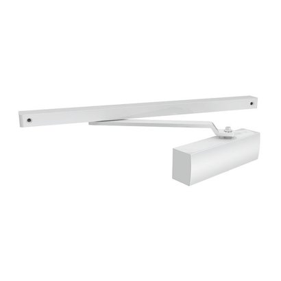 Доводчик дверной со скользящей тягой DCSLIDER45 WH (белый)