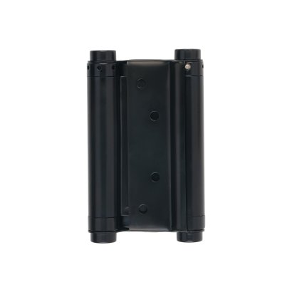 Пружинная двусторонняя (барная) петля DSH5 (125х86х1,5) INOX 201 BL черный (блистер)