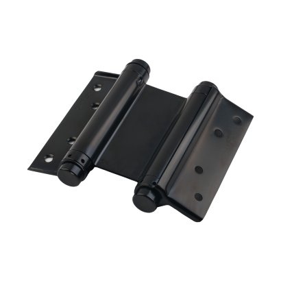 Пружинная двусторонняя (барная) петля DSH5 (125х86х1,5) INOX 201 BL черный (блистер)