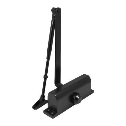 СТАНДАРТ Доводчик дверной MAX ДД 188/3-5 A-B (до 130 кг) черный RAL9005, морозостойкий