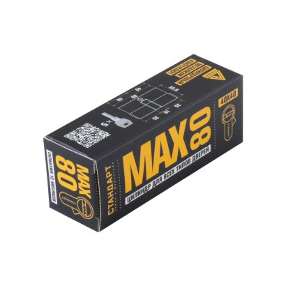 Стандарт MAX 80 (40х40) BL 5кл мат.черный перф.ключ/ключ Цилиндровый механизм