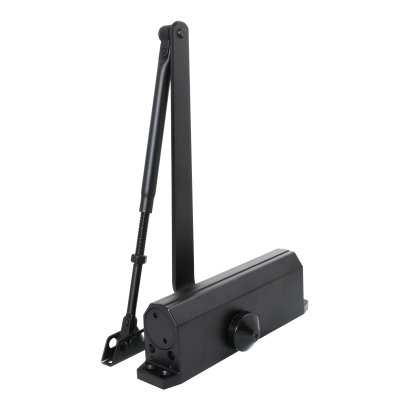СТАНДАРТ Доводчик дверной MAX ДД 208/4-6 A-B (до 140 кг) черный RAL9005, морозостойкий