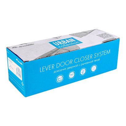 Доводчик дверной с рычажной тягой DCLEVER85 BL (черный)
