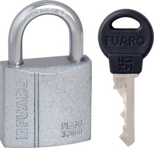 Замок навесной PL-PROTEC-3032 3key (PL-3032) англ. /блистер