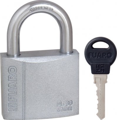 Замок навесной PL-PROTEC-3063 3key (PL-3063) англ. /блистер