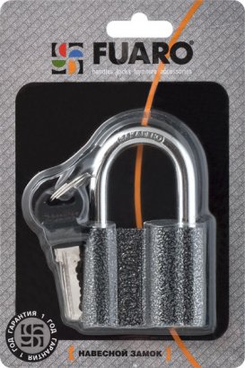 Замок навесной PL-PROTEC-4061 3key (PL-4061) , англ. /блистер
