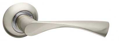 Ручка раздельная CLASSIC AR SN/CP-3 матовый никель/никель, квадрат 8x140 мм