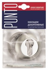 Накладка под цилиндр ET.R.TL54 (ET TL) SN/CP-3 матовый никель/хром