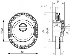 Броненакладка DEF.CL/OV.25 (ET/ATC-Protector 1CL-25) AS-9 античное серебро