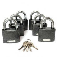 Замки навесные Apecs PD-01-63 (6Locks+5Keys)