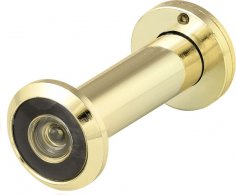 Глазок дверной, оптика пластик DV 3/90-55/S (VIEWER 3 DVS) GP золото
