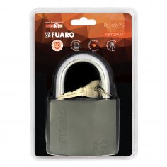 Замок навесной PL-PROTEC-0275 3key (PL-02-75) англ. /блистер