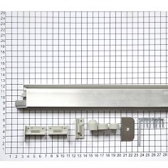 Порог автоматический накладной Athmer Isolporte Deco silver, silicone (Серебристый) L=1130мм