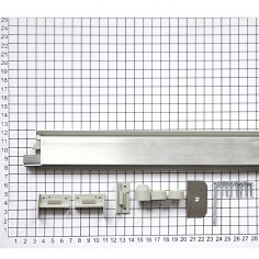 Порог автоматический накладной Athmer Isolporte Deco silver, silicone (Серебристый) L=830мм