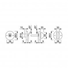 Поворотная кнопка 42KV/RW-SK/OL F1 с индикатором