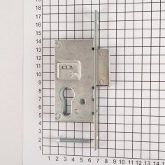 Замок дверной DOORLOCK PL303, цилиндровый, нержавеющая сталь