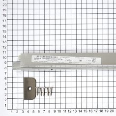 Порог автоматический Athmer Isolporte Omega Silicone single (Серебристый) L=1230мм