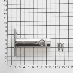 Задвижка дверная DOORLOCK 160/8, матовый никель