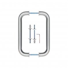Ручка-скоба DOORLOCK PHS02/25/350  мм, SSS матовая нержавеющая сталь