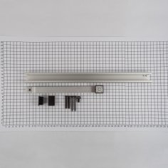 Тяга скользящая для GEZE TS1500 G серебристая