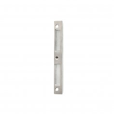 Запорная планка DOORLOCK SBK M, симметричная, для дверей с фальцем, для замков DIN стандарта, пластиковый карман,полированная латунь