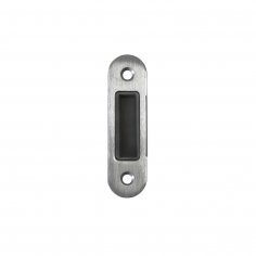 Запорная планка DOORLOCK SP430RP MCR, симметричная, для дверей с фальцем, пластиковый карман, матовый хром