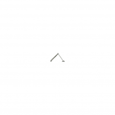 Тяга Рычажная стандартная для доводчика DORMA TS71, 72, 73V, 83 серебристая