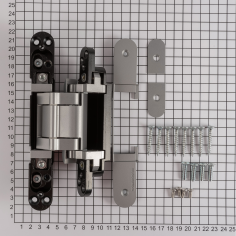 Дверная петля SIMONSWERK Tectus TE 380 3D F1 скрытая,  полиэфирное покрытие под матовый хром