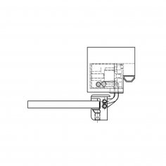 Дверная петля SIMONSWERK Tectus TEG 310 2D 040 скрытая, матовая нержавеющая сталь