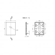 Накладка на шток цилиндра ESC.O.RL/K.486 (ESC 486-O RL) SSC сатинированный хром (1шт.)