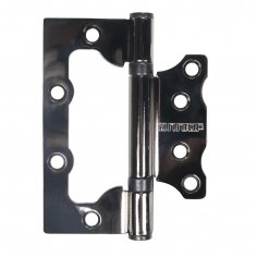 АЛЛЮР 100х75 2BB BN КОРОБКА 2,5мм черн.никель Петля накладная без врезки 2 шт