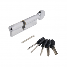 АЛЛЮР HD FG 110-5К CP[45х10х55G] хром перф.кл Цилиндровый механизм