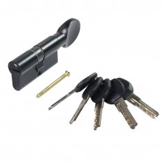 АЛЛЮР HD FG 70-5К BLACK черный перф.кл/верт Цилиндровый механизм