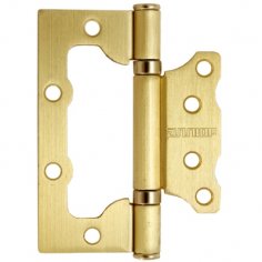 АЛЛЮР 100х75 2BB SBP БЛИСТЕР 2,5мм мат.латунь Петля накладная без врезки 2 шт