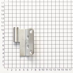 Дверная петля SIMONSWERK Variant V 0080 Right карточная, никелированная