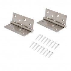 АЛЛЮР 2043 (101х76) 2BB-FHP SN БЛИСТЕР 2 подш.мат.никель Петля дверная 2 шт