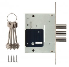 Замок врезной сувальдный 257/L (тех. комплектация), 4 кл. (кл. 60 мм)