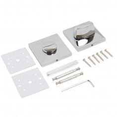 Сантехническая завертка к ручкам АЛЛЮР АРТ BK-S2 CP(6120) хром