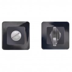 Сантехническая завертка к ручкам АЛЛЮР АРТ BK-S1 BT/BT(411414) черн.титан/черн.титан