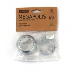 Накладки цилиндровые Apecs Megapolis DP-C-0802-CR
