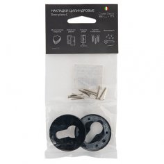 Накладки цилиндровые Code Deco Slim DP-C-40-BLM