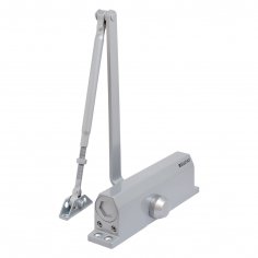 БУЛАТ Доводчик дверной ULTIMATE (УЛЬТИМЕЙТ) ДД-180 A-S (110-180 кг) серебро, морозостойкий