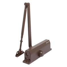 БУЛАТ Доводчик дверной ULTIMATE (УЛЬТИМЕЙТ) ДД-180 A-C (110-180 кг) коричневый, морозостойкий